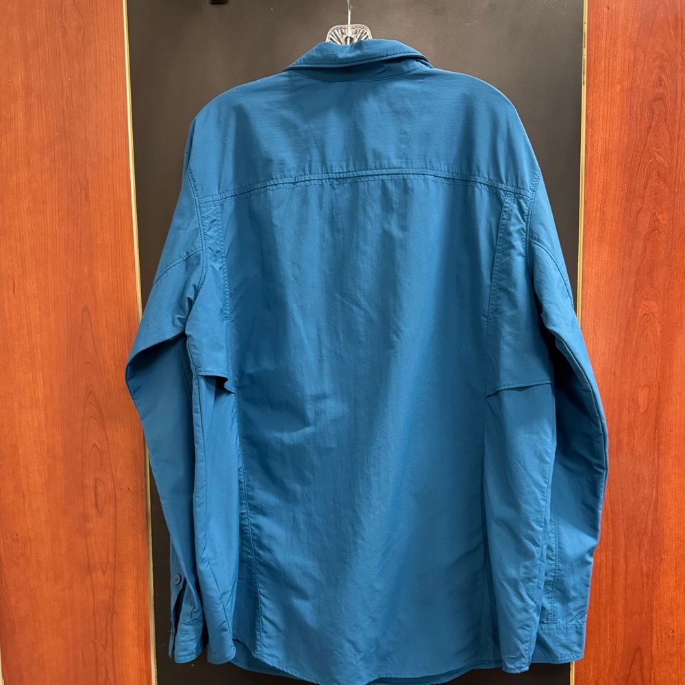 Columbia Omni Shade Sun Shirt Men’s XL Color Teal Sun Protection Long Sleeve - Picture 5 of 13
